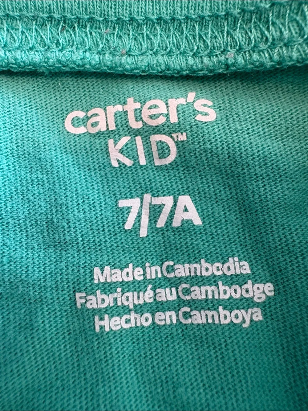 Carter's Teal Grand Prix Champ Long Sleeve Tee